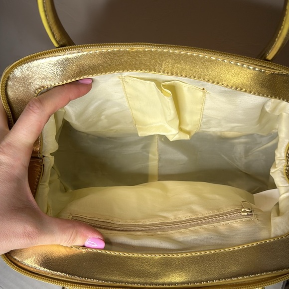 NWT Metallic Gold Handbag - Picture 3 of 3